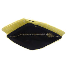 Load image into Gallery viewer, Women&#39;s Clutch With Two In One Flap Stone Jute Design - myStore20202019
