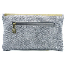 Load image into Gallery viewer, Women&#39;s Clutch With Two In One Flap Stone Jute Design - myStore20202019
