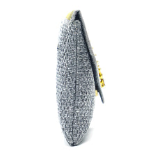 Load image into Gallery viewer, Women&#39;s Clutch With Two In One Flap Stone Jute Design - myStore20202019
