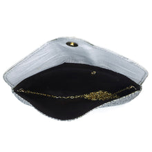 Load image into Gallery viewer, Women&#39;s Clutch With Two In One Flap Stone Jute Design - myStore20202019
