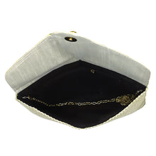 Load image into Gallery viewer, Women&#39;s Clutch With Two In One Flap Stone Jute Design - myStore20202019
