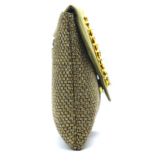 Load image into Gallery viewer, Women&#39;s Clutch With Two In One Flap Stone Jute Design - myStore20202019
