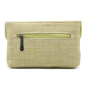 Women's Clutch with 2In1 Flap Heavy Pearl & Stone Jute Design - myStore20202019