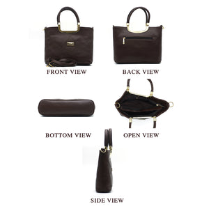 Women's Handbag With 2In1 Designer Double Handle - myStore20202019