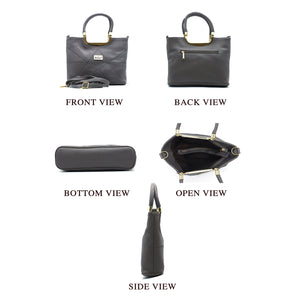 Women's Handbag With 2In1 Designer Double Handle - myStore20202019
