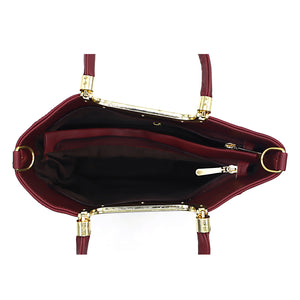 Women's Handbag With 2In1 Designer Double Handle - myStore20202019