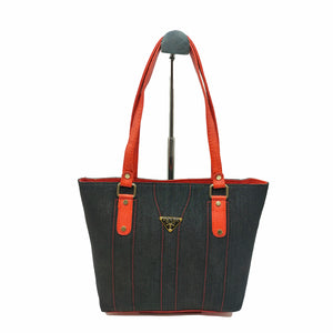 Women's Handbag With Denim Fabric Design - myStore20202019