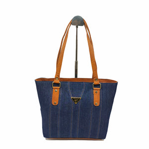 Women's Handbag With Denim Fabric Design - myStore20202019