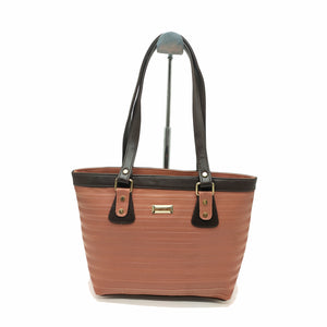Women's Handbag With Double Color Design - myStore20202019