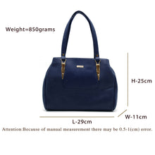 Load image into Gallery viewer, Women&#39;s Handbag With Front Lining Triple zip Closure Design - myStore20202019
