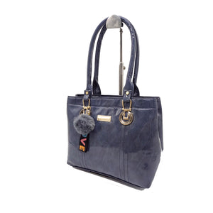 Women's Handbag With Fur Ball Hanging Ring Buckle Design - myStore20202019