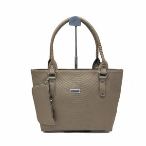 Women's Handbag With Half Circle Embose Design - myStore20202019