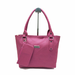 Women's Handbag With Half Circle Embose Design - myStore20202019