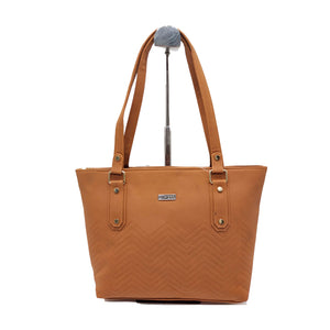 Women's Handbag With Zig Zag Embose Design - myStore20202019
