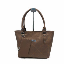 Load image into Gallery viewer, Women&#39;s Handbag &amp; Pouch With Criss Cross Design - myStore20202019
