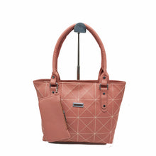 Load image into Gallery viewer, Women&#39;s Handbag &amp; Pouch With Criss Cross Design - myStore20202019
