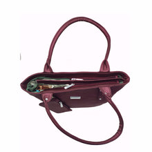 Load image into Gallery viewer, Women&#39;s Handbag &amp; Pouch With Criss Cross Design - myStore20202019
