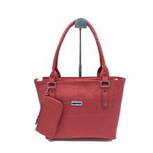 Load image into Gallery viewer, Women&#39;s Handbag &amp; Pouch With Criss Cross Design - myStore20202019

