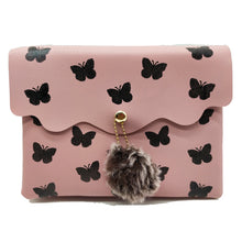 Load image into Gallery viewer, Women&#39;s Indian Sling Bag With Zig Zag Print Fur Ball Design - myStore20202019
