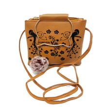 Load image into Gallery viewer, Women&#39;s Indian Sling Bag With Cat Handle Birds &amp; Flowers Print Design - myStore20202019
