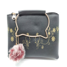 Load image into Gallery viewer, Women&#39;s Indian Sling Bag With Cat Handle Flower Climber Print Design - myStore20202019
