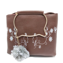 Load image into Gallery viewer, Women&#39;s Indian Sling Bag With Cat Handle Flower Climber Print Design - myStore20202019
