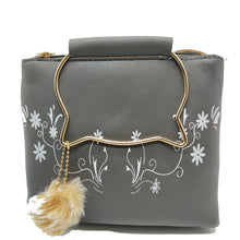 Load image into Gallery viewer, Women&#39;s Indian Sling Bag With Cat Handle Flower Climber Print Design - myStore20202019
