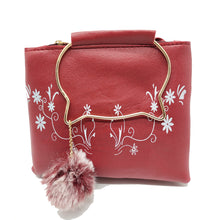 Load image into Gallery viewer, Women&#39;s Indian Sling Bag With Cat Handle Flower Climber Print Design - myStore20202019

