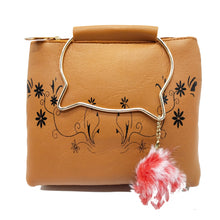 Load image into Gallery viewer, Women&#39;s Indian Sling Bag With Cat Handle Flower Climber Print Design - myStore20202019

