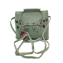 Load image into Gallery viewer, Women&#39;s Indian Sling Bag With Cat Handle Flower Climber Print Design - myStore20202019

