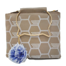 Load image into Gallery viewer, Women&#39;s Indian Sling Bag With Cat Handle Football Print Design - myStore20202019
