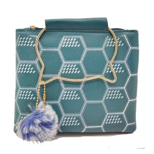 Load image into Gallery viewer, Women&#39;s Indian Sling Bag With Cat Handle Football Print Design - myStore20202019
