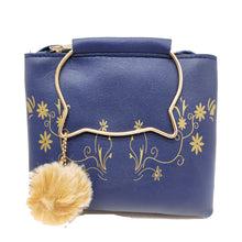 Load image into Gallery viewer, Women&#39;s Indian Sling Bag With Cat Handle Mini Flowers Print Design - myStore20202019

