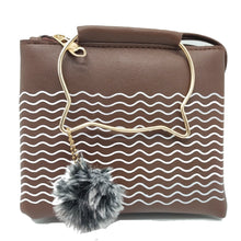 Load image into Gallery viewer, Women&#39;s Indian Sling Bag With Cat Handle Wave Print Design - myStore20202019
