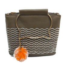 Load image into Gallery viewer, Women&#39;s Indian Sling Bag With Cat Handle Wave Print Design - myStore20202019
