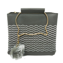 Load image into Gallery viewer, Women&#39;s Indian Sling Bag With Cat Handle Wave Print Design - myStore20202019
