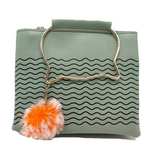 Load image into Gallery viewer, Women&#39;s Indian Sling Bag With Cat Handle Wave Print Design - myStore20202019
