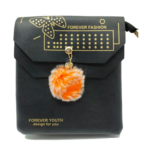 Women's Indian Sling Bag With Double Flap Butterfly Print Design - myStore20202019