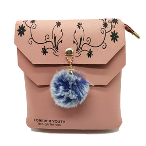 Women's Indian Sling Bag With Double Flap Flower Climber Print Design - myStore20202019