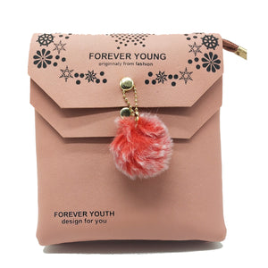 Women's Indian Sling Bag With Double Flap Fur Ball Print Design - myStore20202019