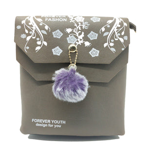 Women's Indian Sling Bag With Double Flap Leaf Print Design - myStore20202019