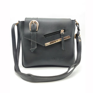 Women's Indian Sling Bag With Flap Buckle Cross Zip Design - myStore20202019