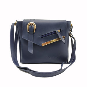 Women's Indian Sling Bag With Flap Buckle Cross Zip Design - myStore20202019