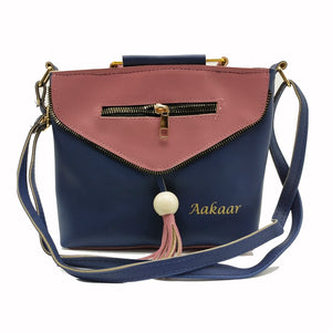 Women's Indian Sling Bag With Flap Chain Jhumka Fitting Design - myStore20202019