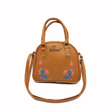 Load image into Gallery viewer, Women&#39;s Indian Sling Bag With Flower Leaf Embroidery Design - myStore20202019
