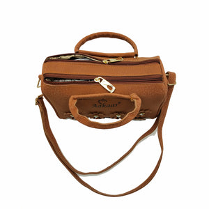 Women's Indian Sling Bag With Flowers Stone Fitting Design - myStore20202019