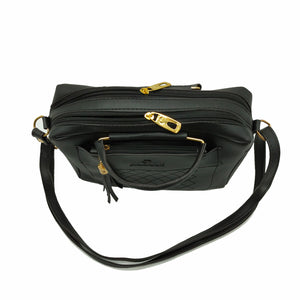 Women's Indian Sling Bag With Front Pocket Zip Jhumka Design - myStore20202019
