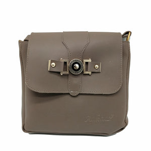 Women's Indian Sling Bag With Round Buckle Fitting Design - myStore20202019