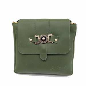 Women's Indian Sling Bag With Round Buckle Fitting Design - myStore20202019