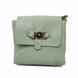 Women's Indian Sling Bag With Round Buckle Fitting Design - myStore20202019